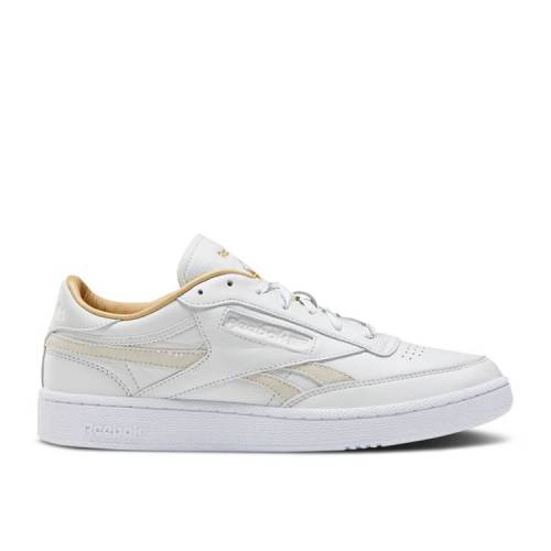 【 REEBOK CLUB C REVENGE 'WHITE GOLD METALLIC' / TRUE GREY 1 WHITE GOLD METALLIC 】 リーボック クラブ ゴールド 灰色 グレー 白色 ホワイト スニーカー メンズ