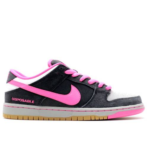 【 NIKE DUNK LOW PREMIUM SB QS 'DISPOSABLE' / BLACK PINK FOIL WHITE 】 ダンク プレミアム エスビー 黒色 ブラック ピンク 白色 ホワイト ダンクロー スニーカー メンズ ナイキ