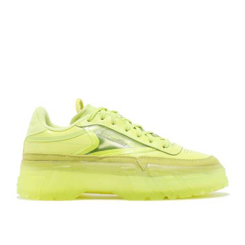 【 REEBOK CARDI B X WMNS CLUB C 'HIGH VIS GREEN' / HIGH VIS GREEN HIGH VIS GREEN 】 リーボック クラブ ハイ 緑 グリーン スニーカー レディース