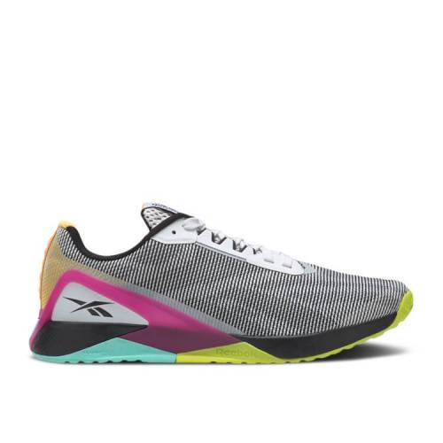 【 REEBOK NANO X1 GRIT 'WHITE BLACK PURSUIT PINK' / FOOTWEAR WHITE CORE BLACK 】 リーボック ナノ 黒色 ブラック 白色 ホワイト コア スニーカー メンズ