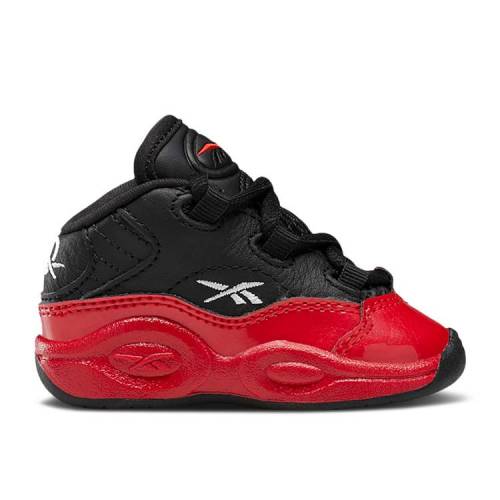 【 REEBOK QUESTION MID TD 'STREET SLEIGH' / BLACK VECTOR RED VECTOR RED 】 リーボック クエスチョン ミッド 黒色 ブラック 赤 レッド クエスチョンミッド ベビー