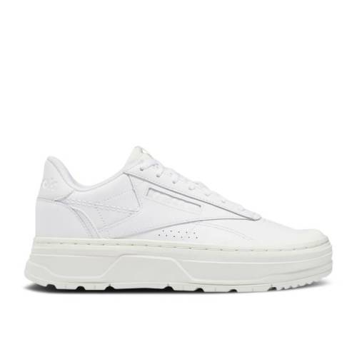 【 REEBOK WMNS CLUB C DOUBLE GEO 'TRIPLE WHITE' / FOOTWEAR WHITE FOOTWEAR WHITE 】 リーボック クラブ 白色 ホワイト スニーカー レディース