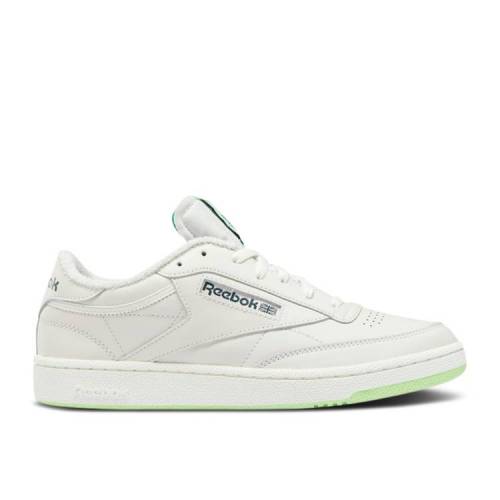 【 REEBOK CLUB C 85 'CHALK NEON MINT' / CHALK NEON MINT FOREST GREEN 】 リーボック クラブ フォレスト 緑 グリーン スニーカー メンズ