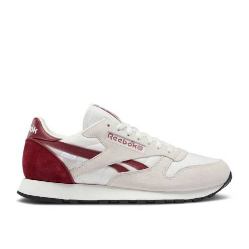 【 REEBOK CLASSIC LEATHER GTX 'CHALK COLLEGIATE BURGUNDY' / CHALK COLLEGIATE BURGUNDY CORE 】 リーボック クラシック レザー ワイン色 バーガンディー コア スニーカー メンズ