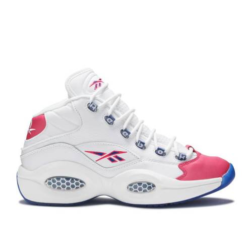 【 REEBOK ERIC EMANUEL X QUESTION MID 'PINK TOE' / WHITE PINK TEAM DARK ROYAL 】 リーボック クエスチョン ミッド 白色 ホワイト ピンク チーム クエスチョンミッド スニーカー メンズ