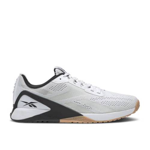 y REEBOK NANO X1 'WHITE BLACK' / WHITE BLACK RUBBER GUM z [{bN im F zCg F ubN o[ Xj[J[ Y