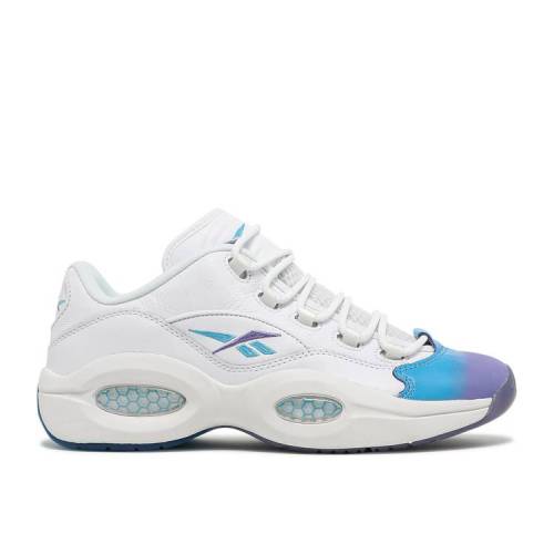 【 REEBOK QUESTION LOW 'GLITCH' / FOOTWEAR WHITE RADIANT AQUA 】 リーボック クエスチョン 白色 ホワイト アクア スニーカー メンズ