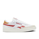 【 REEBOK CLUB C REVENGE 'WHITE MARS RED' / WHITE MARS RED CHALK 】 リーボック クラブ 白色 ホワイト 赤 レッド スニーカー メンズ