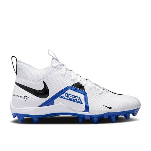 【 NIKE ALPHA MENACE VARSITY 3 'WHITE GAME ROYAL' / WHITE GAME ROYAL BLACK 】 アルファ ゲーム 白色 ホワイト 黒色 ブラック ゲームロイヤル 青 ブルー' ブルー スニーカー メンズ ナイキ