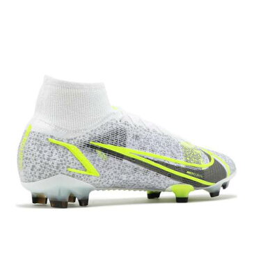 ナイキ NIKE エリート 白色 ホワイト 銀色 シルバー 黒色 ブラック 'WHITE VOLT' スニーカー メンズ 【 SILVER NIKE MERCURIAL SUPERFLY 8 ELITE FG WHITE METALLIC VOLT BLACK 】