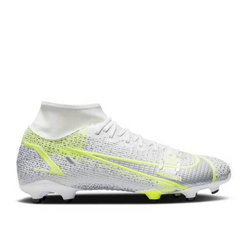 ナイキ NIKE アカデミー 銀色 シルバー 白色 ホワイト 黒色 ブラック 'METALLIC VOLT' スニーカー メンズ 【 SILVER NIKE MERCURIAL SUPERFLY 8 ACADEMY MG WHITE METALLIC VOLT BLACK 】