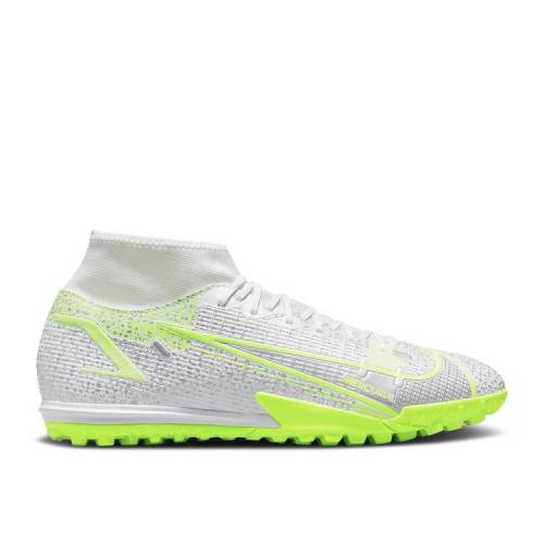 ナイキ NIKE アカデミー 銀色 シルバー 白色 ホワイト 黒色 ブラック 'METALLIC VOLT' スニーカー メンズ 【 SILVER NIKE MERCURIAL SUPERFLY 8 ACADEMY TF WHITE METALLIC VOLT BLACK 】