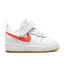 【 NIKE COURT BOROUGH LOW 2 TD 'WHITE ORANGE' / WHITE SUMMIT WHITE SAIL ORANGE 】 ...