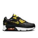 【 NIKE AIR MAX 90 SE PS 'BEE' / BLACK UNIVERSITY GOLD CITRON 】 マックス 黒色 ブラック ゴールド エアマックス ジュニア キッズ ベビー マタニティ スニーカー ナイキ