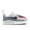 【 NIKE AIR MAX 90 CB 'PURE PLATINUM MIDNIGHT NAVY' / PURE PLATINUM COOL GREY SPORT RED MIDNIGHT NAVY 】 マックス プラチナム ピュア クール 灰色 グレー 赤 レッド 紺色 ネイビー エアマックス ベビー ナイキ