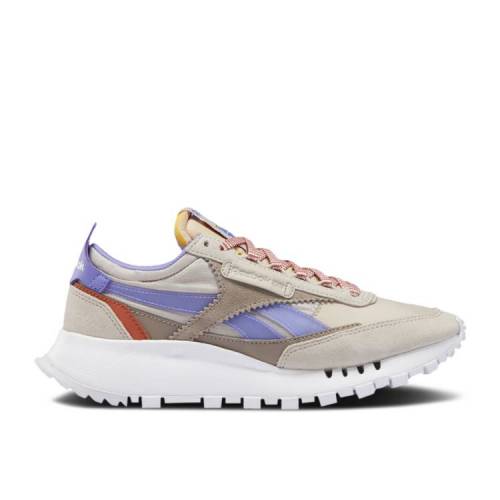 【 REEBOK WMNS CLASSIC LEATHER LEGACY 'SAND STONE HYPER PURPLE' / SAND STONE HYPER PURPLE BAKED 】 リーボック クラシック レザー レガシー 砂色 サンド 紫 パープル スニーカー レディース