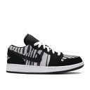 【 AIR JORDAN AIR JORDAN 1 LOW GS 'ZEBRA' / BLACK BLACK WHITE 】 ナイキ 黒色 ブラック 白色 ホワイト エアジョーダン ジュニア キッズ ベビー マタニティ スニーカー