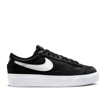 ナイキ NIKE ブレイザー 黒色 ブラック 白色 ホワイト 'BLACK WHITE' BLACK​ スニーカー レディース 【 NIKE WMNS BLAZER LOW PLATFORM BLACK WHITE 】