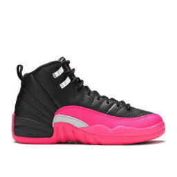 【 AIR JORDAN AIR JORDAN 12 RETRO GS 'DEADLY PINK' / BLACK DEADLY PINK METALLIC 】 ナイキ 黒色 ブラック ピンク エアジョーダン ジュニア キッズ ベビー マタニティ スニーカー