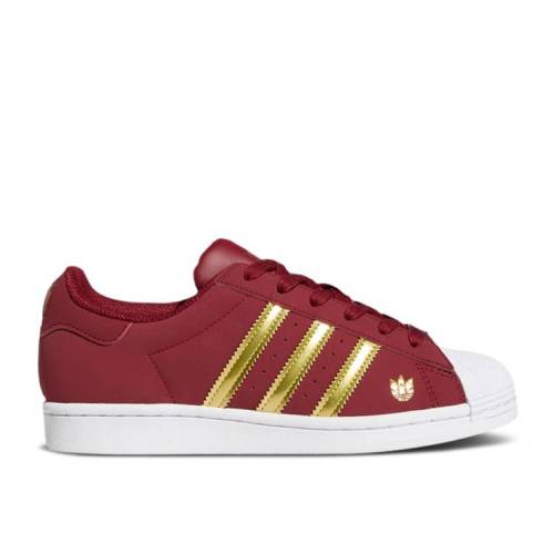 Women'S Shoes - 【 ADIDAS WMNS SUPERSTAR 'BURGUNDY GOLD METALLIC' / COLLEGIATE BURGUNDY GOLD 】 アディダス スーパースター ゴールド ワイン色 バーガンディー スニーカー レディース