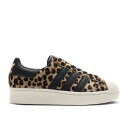 【 ADIDAS ATMOS X WMNS SUPERSTAR BOLD LOW 'CHEETAH' / DESERT CORE BLACK GOLD METALLIC 】 アディダス スーパースター コア 黒色 ブラック ゴールド スニーカー レディース
