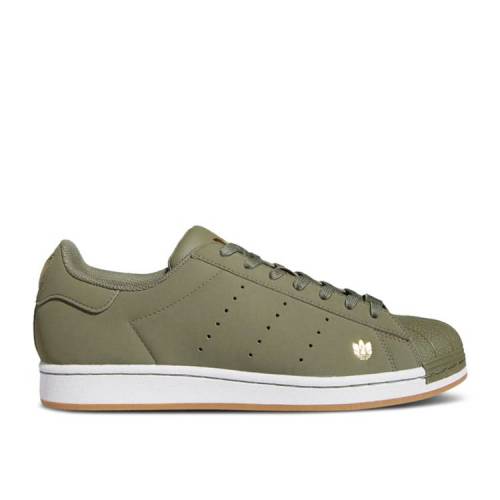 【 ADIDAS SUPERSTAR PURE 'LEGACY GREEN' / LEGACY GREEN CLOUD WHITE GOLD 】 アディダス スーパースター ピュア レガシー 緑 グリーン 白色 ホワイト ゴールド スニーカー メンズ