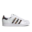 y ADIDAS WMNS SUPERSTAR 'FLORAL TWIST STRIPES' / CLOUD WHITE CORE BLACK RED z AfB_X X[p[X^[ F zCg RA F ubN  bh Xj[J[ fB[X