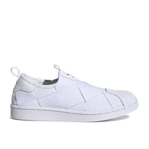 【 ADIDAS WMNS SUPERSTAR SLIP-ON 'CLOUD WHITE' / CLOUD WHITE CLOUD WHITE GOLD 】 アディダス スーパースター スリッポン 白色 ホワイト ゴールド スニーカー レディース