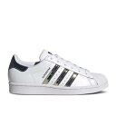 【 ADIDAS WMNS SUPERSTAR 'METALLIC 3 STRIPES' / CLOUD WHITE SILVER METALLIC CORE 】 アディダス スーパースター 白色 ホワイト 銀色 シルバー コア スニーカー レディース