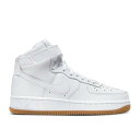 【 NIKE AIR FORCE 1 HIGH GS 'WHITE GUM' / WHITE GUM LIGHT BROWN WHITE 】 ハイ 白色 ホワイト 茶色 ブラウン エアフォース ジュニア キッズ ベビー マタニティ スニーカー ナイキ