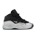 【 REEBOK QUESTION MID BIG KID 'I3 MOTORSPORTS' / BLACK SILVER METALLIC BLACK 】 リーボック クエスチョン ミッド 黒色 ブラック 銀色 シルバー クエスチョンミッド ジュニア キッズ ベビー マタニティ スニー