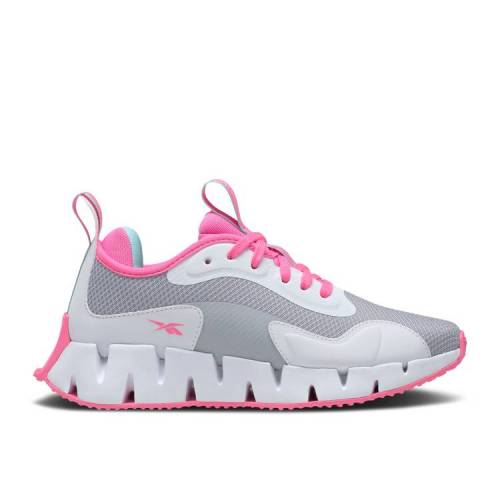 【 REEBOK ZIG DYNAMICA J 'COLD GREY ELECTRO PINK' / COLD GREY 2 ELECTRO PINK 】 リーボック ジグ ..