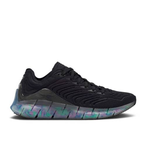 【 REEBOK ZIG KINETICA 'VISUALIZING ENERGY - BLACK' / BLACK VECTOR BLUE COURT GREEN 】 リーボック ジグ エナジー 黒色 ブラック 青色 ブルー コート 緑 グリーン スニーカー メンズ