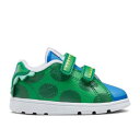 y REEBOK PEPPA PIG X COMPLETE CLN 2 TODDLER 'DINOSAUR' / HERO GREEN ATHLETIC BLUE STEM z [{bN xr[ Ԃp  O[ F u[