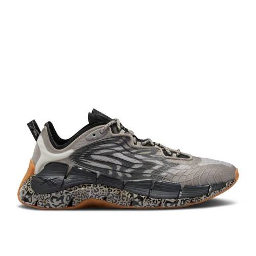 【 REEBOK WMNS ZIG KINETICA 2 'ANIMAL PRINT' / GREY CORE BLACK LEE 7 】 リーボック ジグ 灰色 グレー コア 黒色 ブラック スニーカー レディース