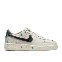 【 NIKE AIR FORCE 1 LV8 3 GS 'PAINT SPLATTER - LIGHT BONE' / LIGHT BONE SAIL BLAC...
