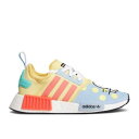 【 ADIDAS KEVIN LYONS X NMD_R1 REFINED BIG KID 'MONSTER' / SAND BRIGHT CORAL CLEAR SKY 】 アディダス ケビン 砂色 サンド スカイ ジュニア キッズ ベビー マタニティ スニーカー