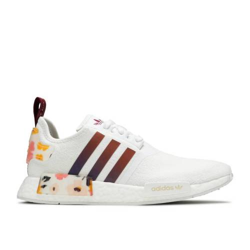 【 ADIDAS HER STUDIO LONDON X WMNS NMD_R1 'FLORAL SNAKESKIN' / CLOUD WHITE POWER BERRY GOLD 】 アディダス スタジオ 白色 ホワイト パワー ゴールド スニーカー レディース