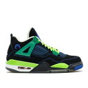 【 AIR JORDAN AIR JORDAN 4 RETRO 'DOERNBECHER' / BLACK OLD ROYAL ELECTRIC GREEN 】 ナイキ 黒色 ブラック 緑 グリーン エアジョーダン スニーカー メンズ