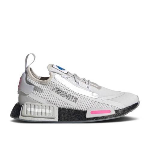 【 ADIDAS NASA X NMD_R1 SPECTOO J 039 GREY CORE BLACK 039 / DASH GREY CORE BLACK SCREAMING 】 アディダス コア 灰色 グレー 黒色 ブラック ジュニア キッズ ベビー マタニティ スニーカー