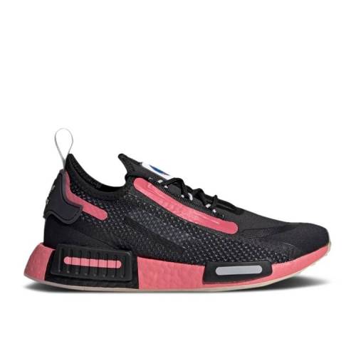 【 ADIDAS NASA X WMNS NMD_R1 SPECTOO 039 BLACK HAZY ROSE 039 / BLACK HAZY ROSE GREY 】 アディダス 黒色 ブラック ローズ 灰色 グレー スニーカー レディース