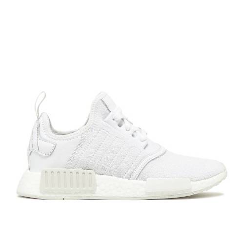 【 ADIDAS WMNS NMD_R1 'CLOUD WHITE' / CLOUD WHITE ORBIT GREY GOLD 】 アディダス 白色 ホワイト 灰色 グレー ゴールド スニーカー レディース