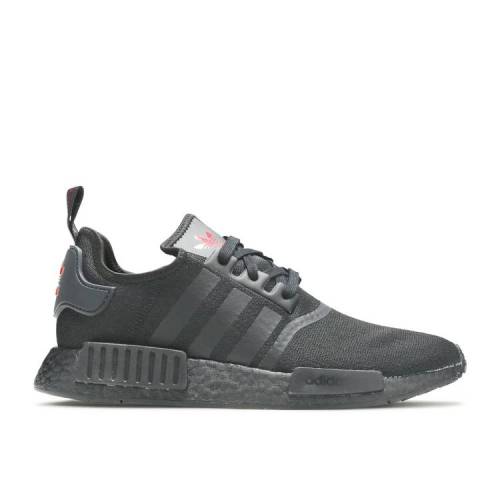 樂天商城 - 【 ADIDAS WMNS NMD_R1 'CORE BLACK' / CORE BLACK CORE BLACK SCARLET 】 アディダス コア 黒色 ブラック スニーカー レディース