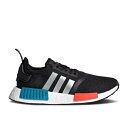 【 ADIDAS NMD_R1 J 'BLACK SOLAR RED' / CORE BLACK SILVER METALLIC SOLAR RED 】 アディダス コア 黒色 ブラック 銀色 シルバー 赤 レッド ジュニア キッズ ベビー マタニティ スニーカー