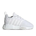 【 ADIDAS NMD_R1 REFINED INFANT 'WHITE GREY' / CLOUD WHITE CLOUD WHITE GREY 】 アディダス 白色 ホワイト 灰色 グレー ベビー