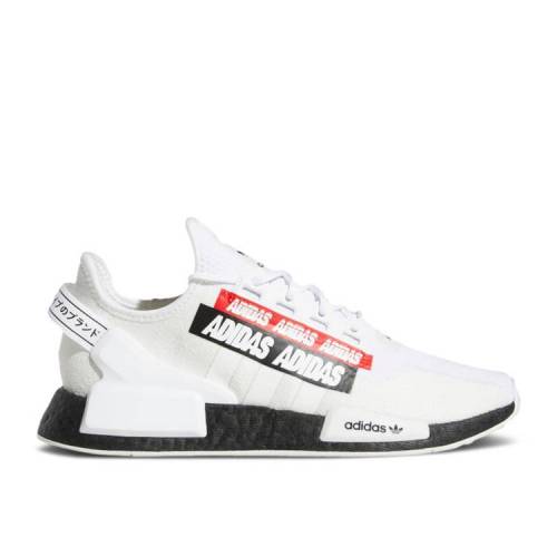 y ADIDAS NMD_R1 V2 'OVERBRANDED' / CLOUD WHITE CORE BLACK z AfB_X F zCg RA F ubN Xj[J[ Y