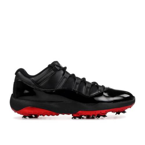【 AIR JORDAN JORDAN 11 LOW GOLF 'SAFARI BRED' / BLACK UNIVERSITY RED BLACK 】 ナイキ...