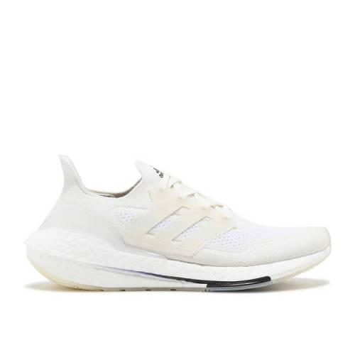 【 ADIDAS ULTRABOOST 21 PRIMEBLUE 'NON DYED' / NON DYED FOOTWEAR WHITE CLOUD 】 アディダス 白色 ホワイト スニーカー メンズ