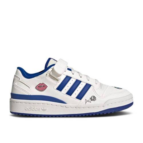 ADIDAS FORUM LOW BIG KID 'GRL POWER' / CHALK WHITE COLLEGIATE ROYAL ...