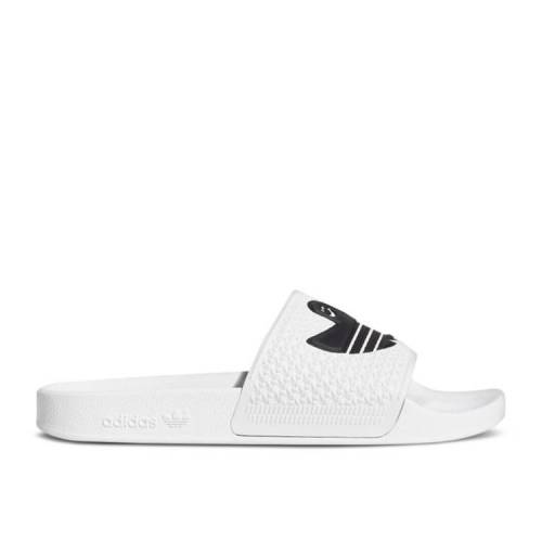 アディダス ADIDAS アディダス サンダル 白色 ホワイト コア 黒色 ブラック 'WHITE BLACK' スニーカー メンズ 【 ADIDAS MARK GONZALES X SHMOOFOIL SLIDE CLOUD WHITE CORE BLACK 】